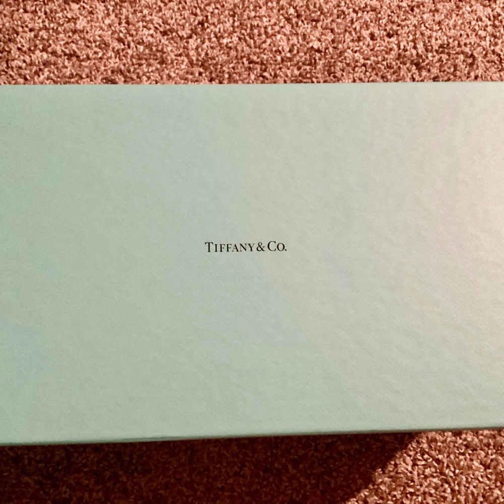 Set of 2 Authentic Tiffany & Co. wine glass boxes
